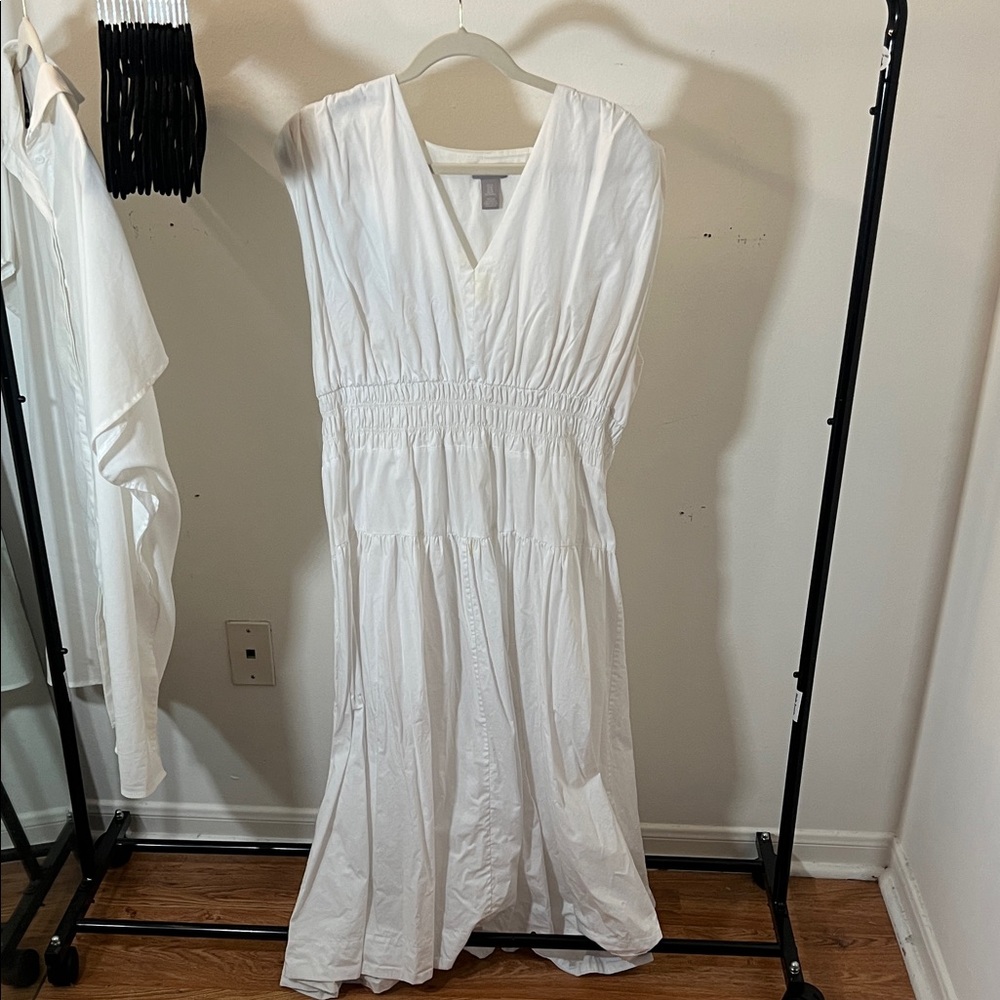 H&M White Maxi Dress